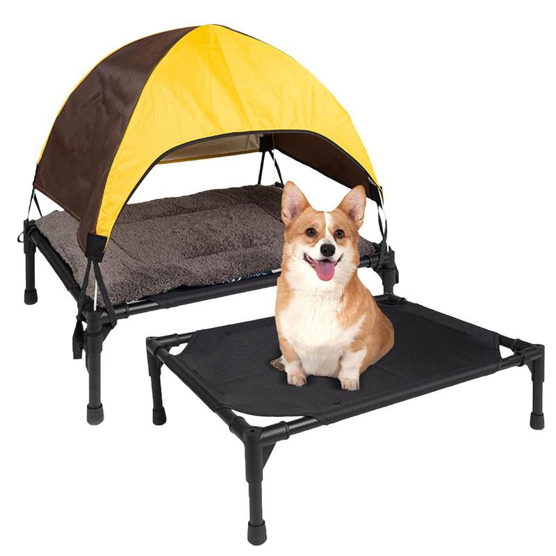 Outdoor Camping Dog Bed - Tempat tidur anjing peliharaan tinggi, tempat
