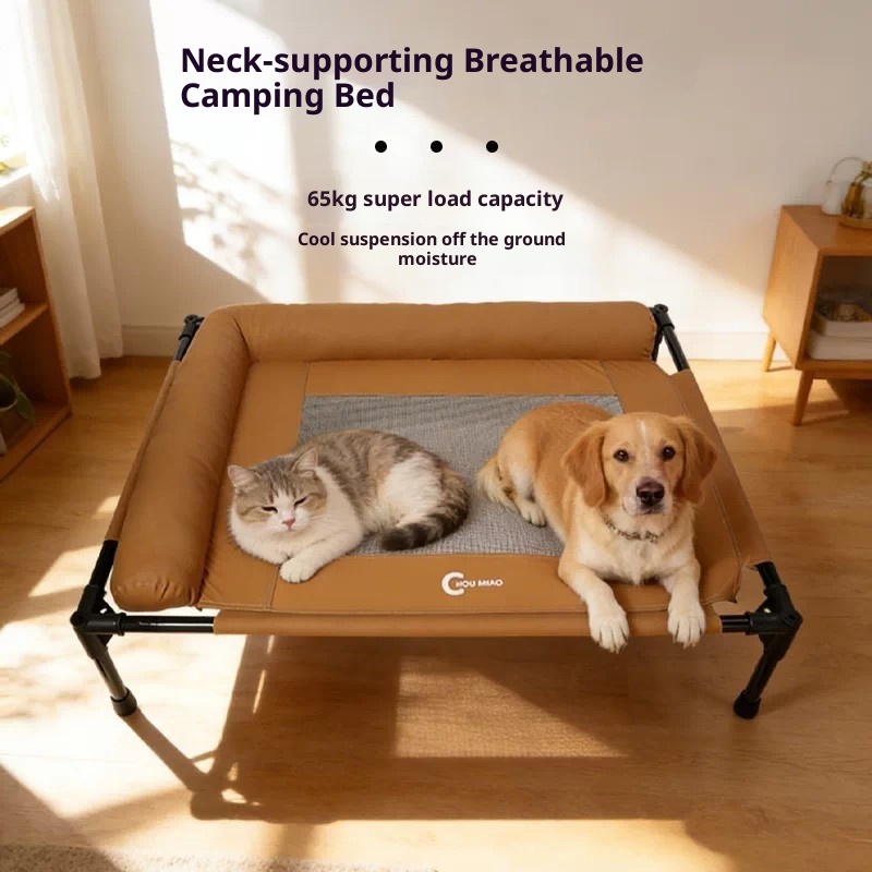 Outdoor Camping Dog Bed - Tempat Tidur Anjing Tinggi Berbahan Jaring