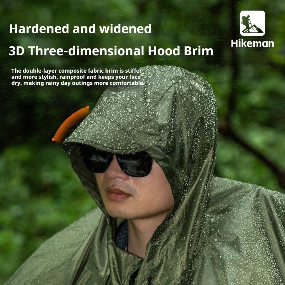 Jas Hujan Ringan dengan Reslet - Camping Rain Poncho ulasan dan harga