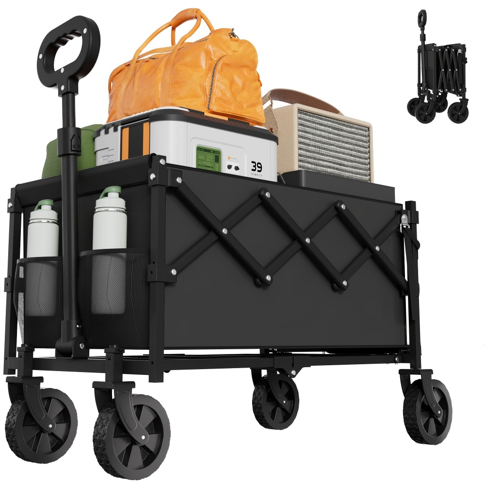 Gerobak Taman Lipat Kapasitas  - Outdoor Camping Trolley ulasan dan harga