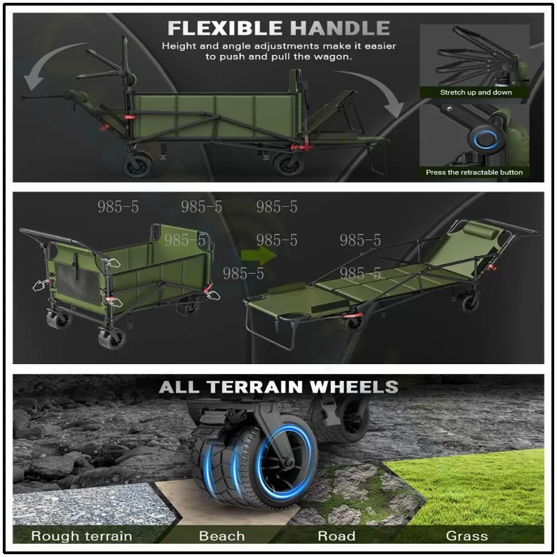 Troli Luar Ruangan untuk Rumah - Outdoor Camping Trolley ulasan dan harga