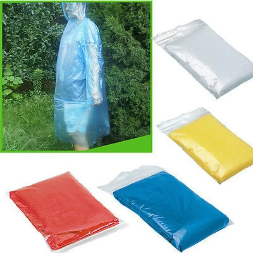 Jas hujan sekali pakai anak de - Camping Rain Poncho ulasan dan harga
