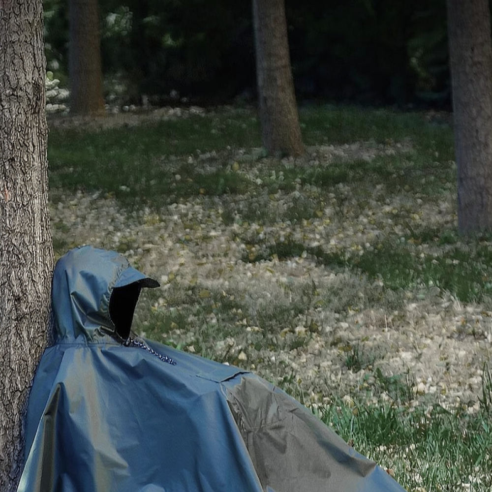 Jas Hujan Tahan Lama dan Tahan - Camping Rain Poncho ulasan dan harga