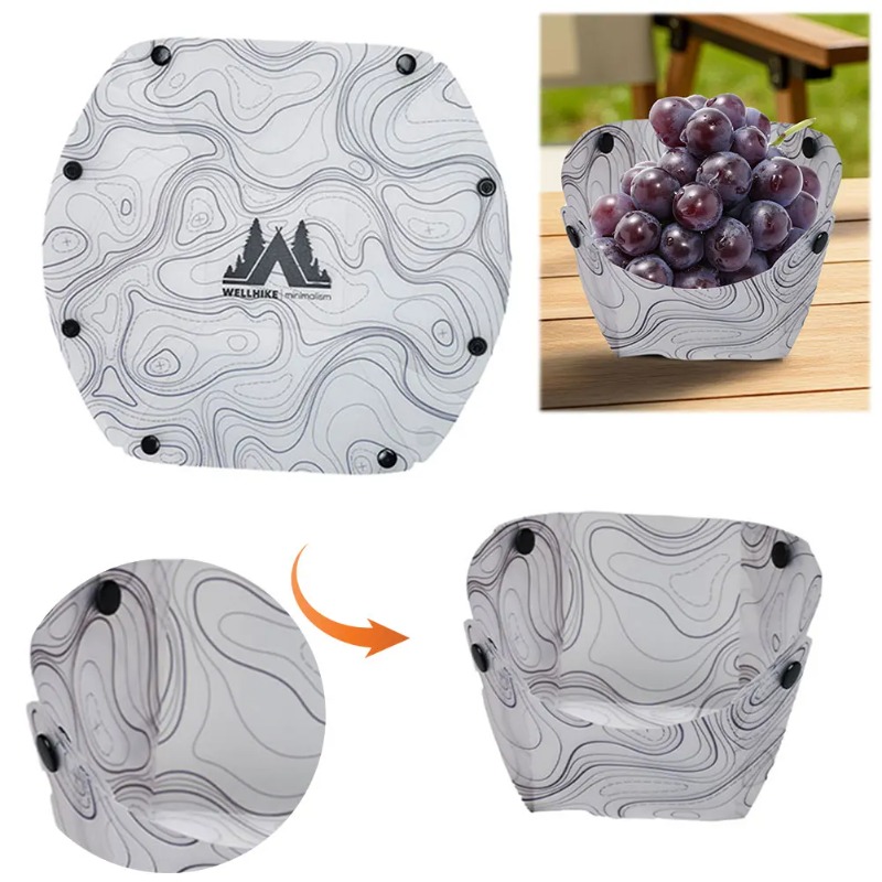 Peralatan Makan Berkemah Lipat - Outdoor Camping Dining Set ulasan dan harga